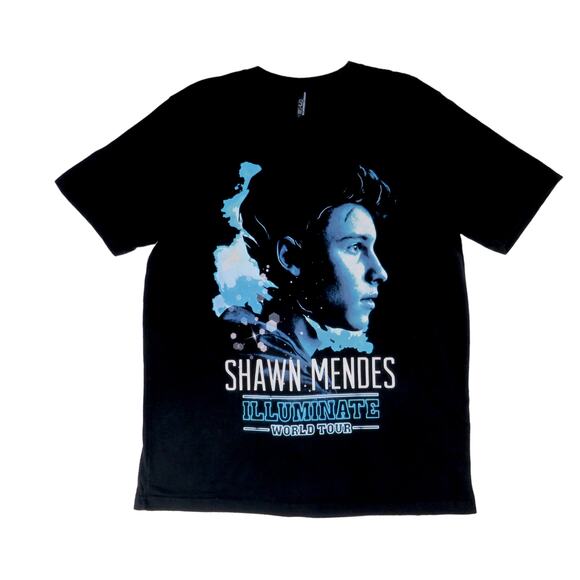 @Tab Other - Shawn Mendes Illuminate World Tour Black Short Sleeve Top
